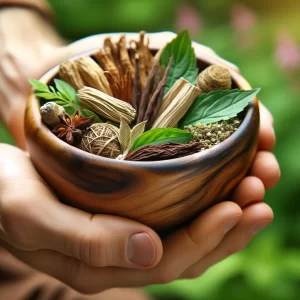 bowl of adaptogens