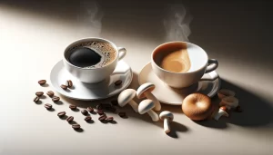 regular coffee vs mushroom coffee